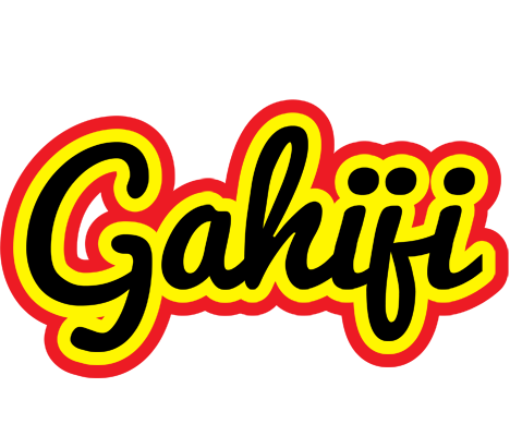 Gahiji flaming logo