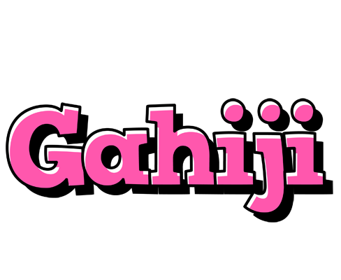 Gahiji girlish logo