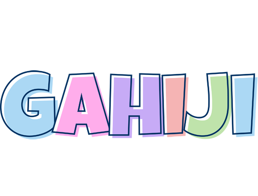 Gahiji pastel logo