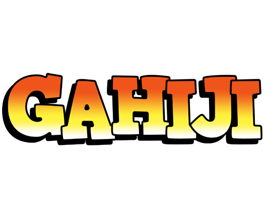 Gahiji sunset logo