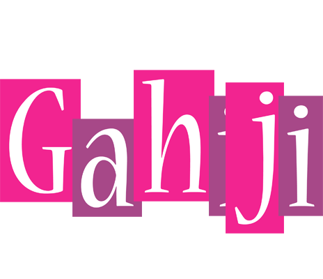 Gahiji whine logo