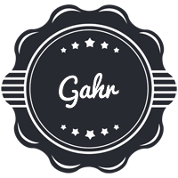 Gahr badge logo