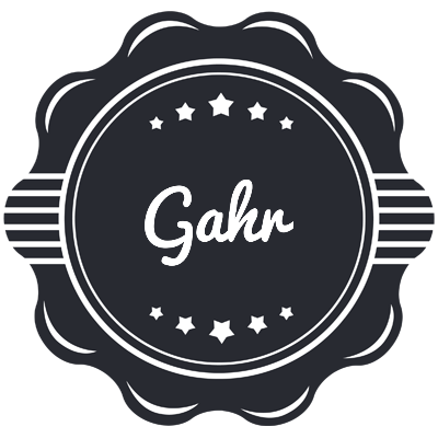 Gahr badge logo
