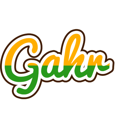 Gahr banana logo