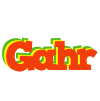 Gahr bbq logo