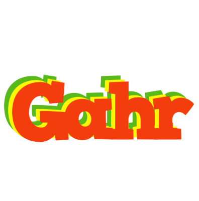 Gahr bbq logo