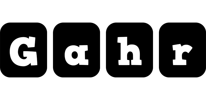 Gahr box logo