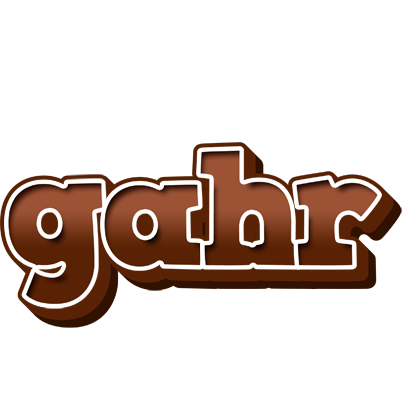 Gahr brownie logo