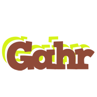 Gahr caffeebar logo