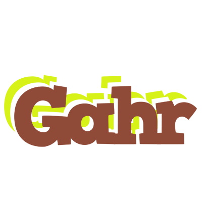 Gahr caffeebar logo