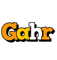 Gahr cartoon logo