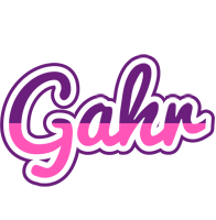 Gahr cheerful logo