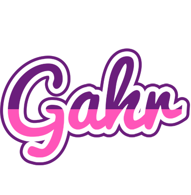Gahr cheerful logo