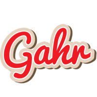 Gahr chocolate logo