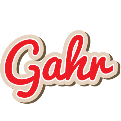 Gahr chocolate logo