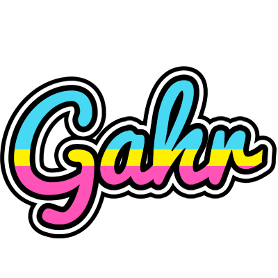 Gahr circus logo