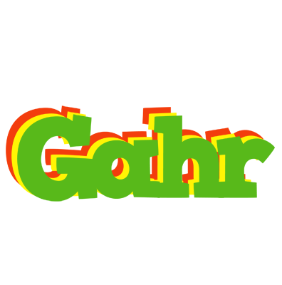 Gahr crocodile logo
