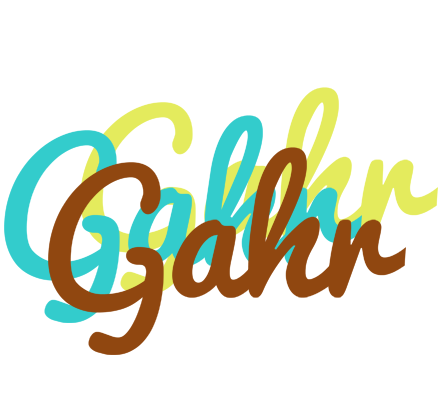 Gahr cupcake logo