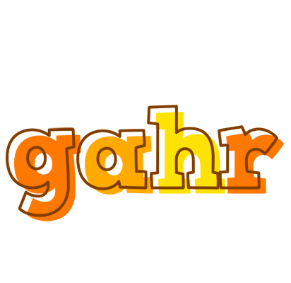 Gahr desert logo