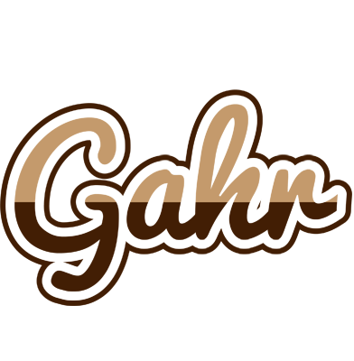 Gahr exclusive logo