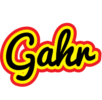 Gahr flaming logo