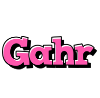 Gahr girlish logo