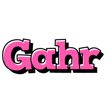Gahr girlish logo
