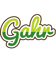 Gahr golfing logo