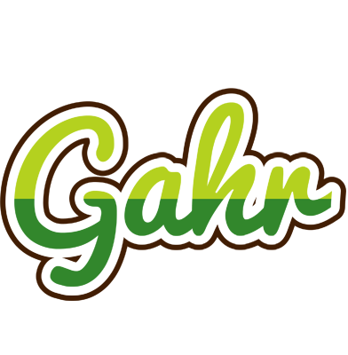Gahr golfing logo