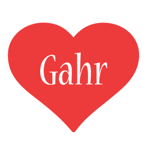 Gahr love logo