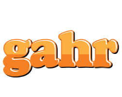 Gahr orange logo