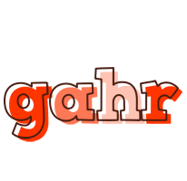 Gahr paint logo