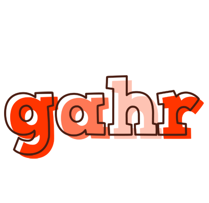 Gahr paint logo