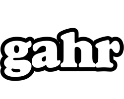 Gahr panda logo