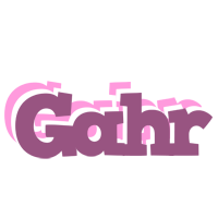 Gahr relaxing logo