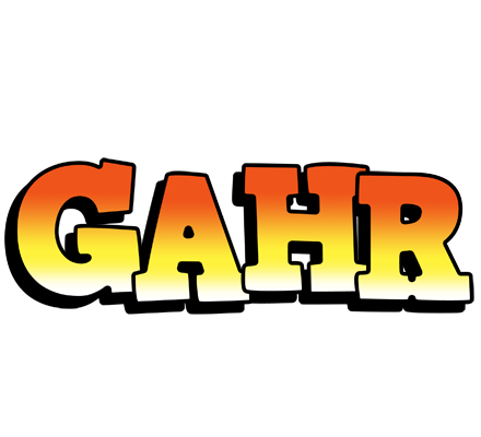 Gahr sunset logo