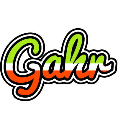 Gahr superfun logo