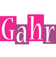 Gahr whine logo