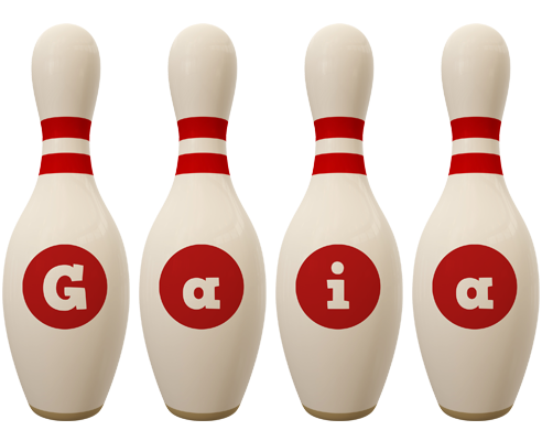 Gaia bowling-pin logo