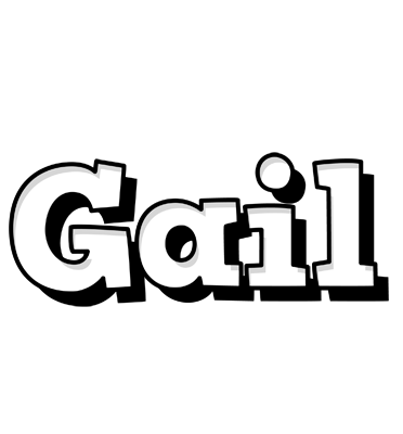 Gail snowing logo