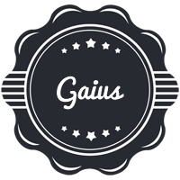 Gaius badge logo