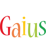 Gaius birthday logo
