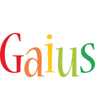 Gaius birthday logo