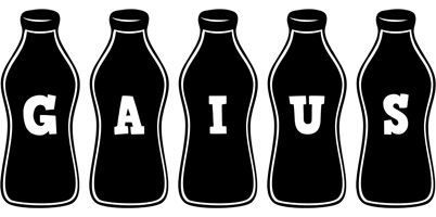 Gaius bottle logo