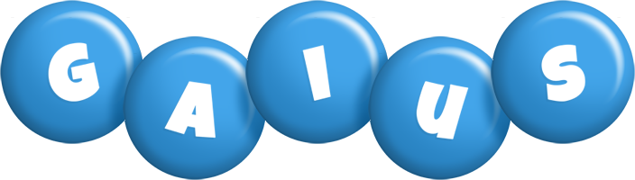 Gaius candy-blue logo