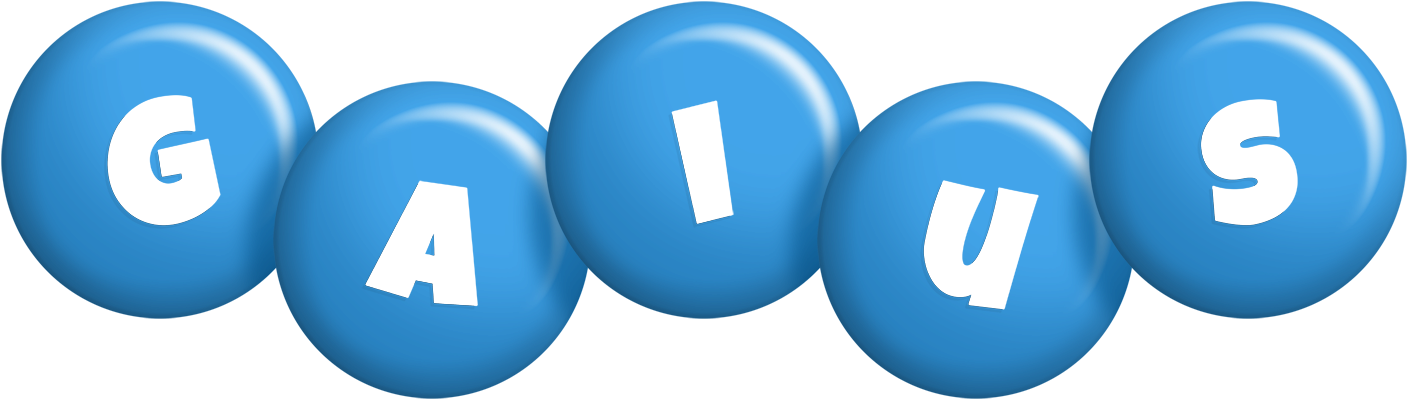 Gaius candy-blue logo