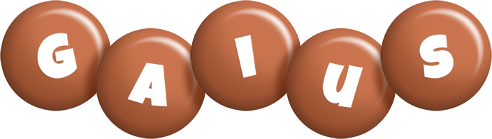 Gaius candy-brown logo