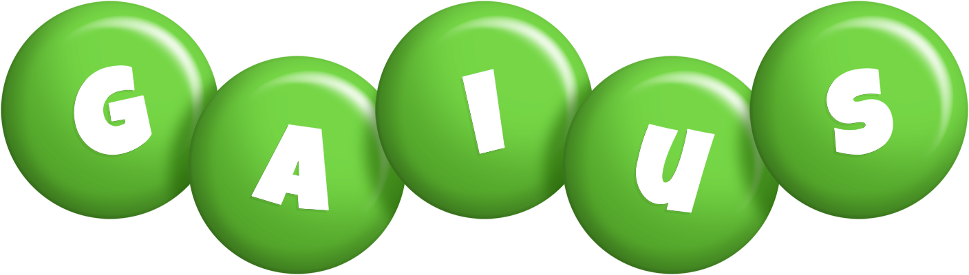 Gaius candy-green logo
