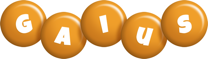 Gaius candy-orange logo
