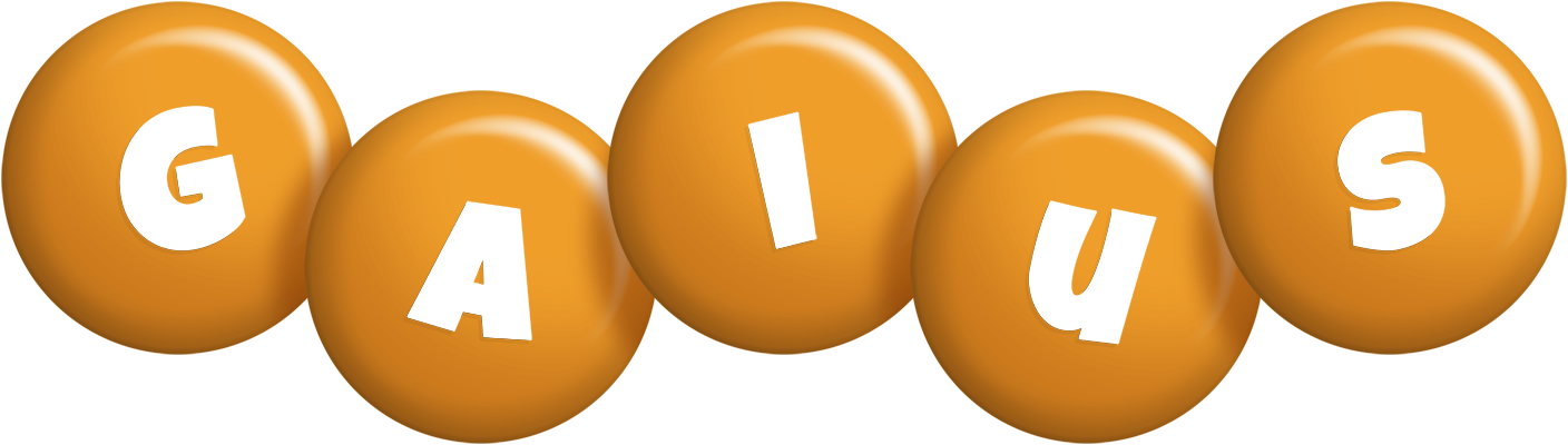 Gaius candy-orange logo